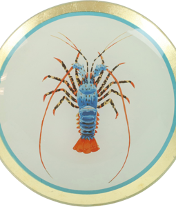 5259 ASSIETTE EN VERRE LOBSTER